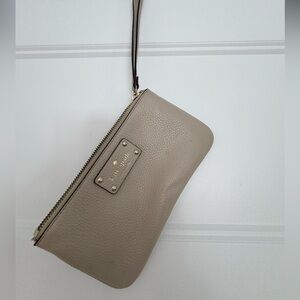 Kate Spade Beige Wristlet